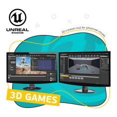 Unreal Engine 4. Игровой движок - КИБЕРшкола программирования для детей, компьютерные курсы для школьников, начинающих и подростков - KIBERone г. Комсомольск-на-Амуре