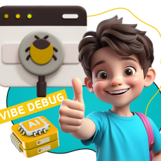 Тестирование & Vibe Debug. Охотники за багами - КИБЕРшкола программирования для детей, компьютерные курсы для школьников, начинающих и подростков - KIBERone г. Комсомольск-на-Амуре
