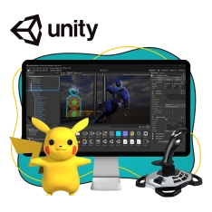 Мир игр на Unity 2D на популярном движке + AI-помощники - КИБЕРшкола программирования для детей, компьютерные курсы для школьников, начинающих и подростков - KIBERone г. Комсомольск-на-Амуре