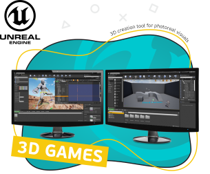Unreal Engine 4. Игровой движок - Школа программирования для детей, компьютерные курсы для школьников, начинающих и подростков - KIBERone г. Комсомольск-на-Амуре