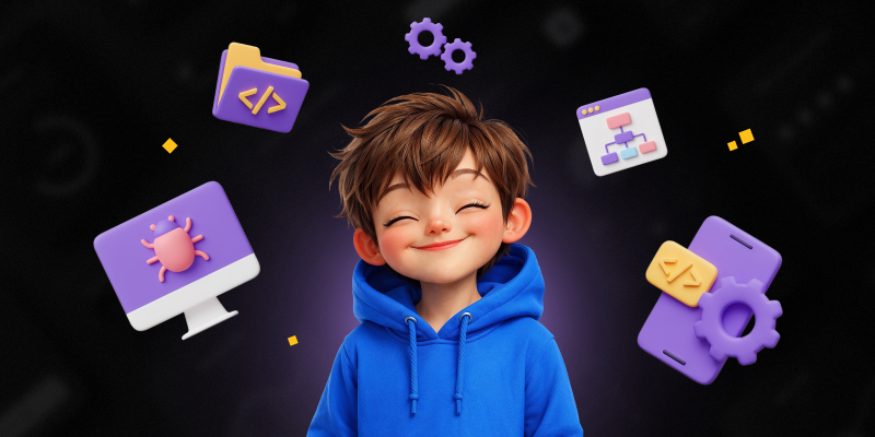 Идеальный сайт с нуля: код, дизайн и AI-помощник - КИБЕРшкола программирования для детей, компьютерные курсы для школьников, начинающих и подростков - KIBERone г. Комсомольск-на-Амуре